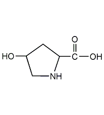 L-4-羥基脯氨酸結(jié)構式